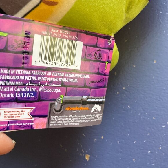 Teenage MNT Large Donatello & Michelangelo, NWT, Set of 2, 12 inches - Picture 9 of 15